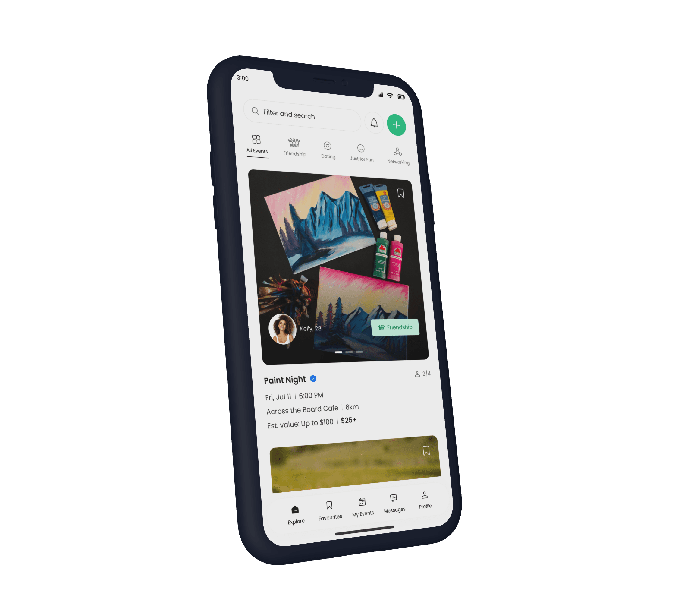 Hostly app on phone